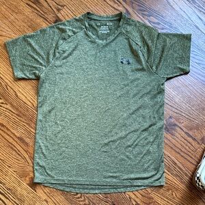 Under Armour Men's Olive Long Sleeve Tee